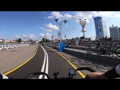 Видео: Вся Минская велодорожка с GoPro 7