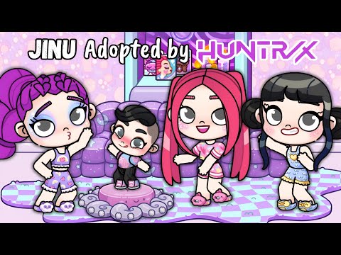 Видео: JINU усыновлен HUNTRIX 👶💜🩷🩵 | Мир Аватара Ролевая игра | Пазу