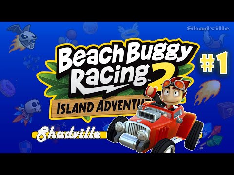 Видео: Гонки на острове приключений ☀ Beach Buggy Racing 2: Island Adventure Прохождение игры #1