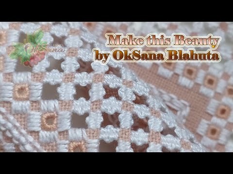 Видео: Вишивка ХАРДАНҐЕР виконання петель ПІКО