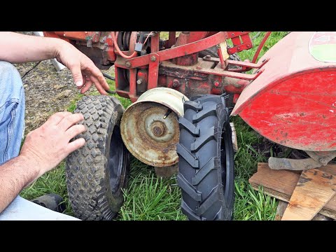 Видео: Как заменить шины, не снимая диски — Troy-Bilt Horse Tiller