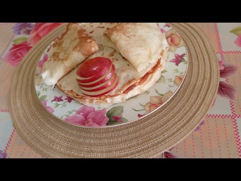 Видео: 🌹🍁🍁Яблочные блины!Это очень вкусно!