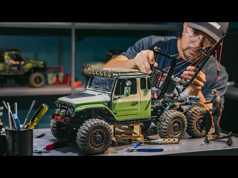 Видео: RC Crawler: Семейные моменты и моя мечта: сборка эвакуатора Toyota FJ45 6x6