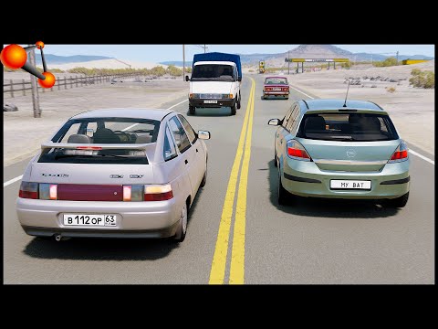 Видео: ПОСЛЕДНИЙ ОБГОН! Мало МОЩНОСТИ! - BeamNg Drive