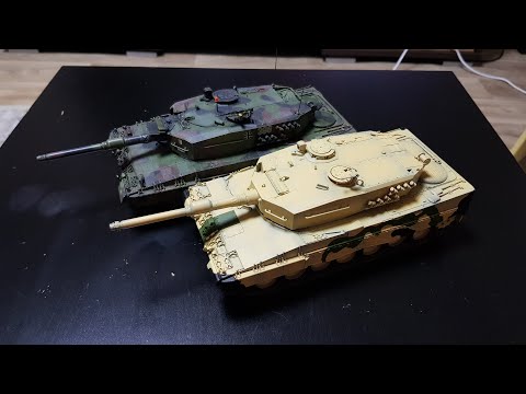 Видео: Леопард 2А4 (Zvezda) 35 scale - шаг 1