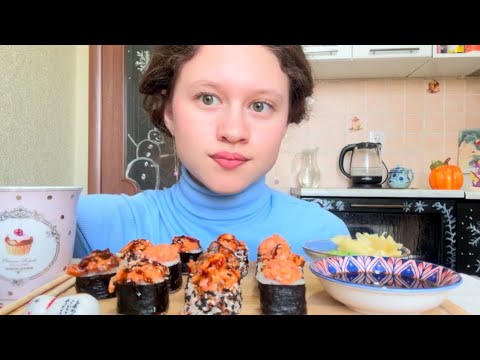 Видео: МУКБАНГ РОЛЛОВ 🥢🍣 А КАКИЕ МЫ В ЖИЗНИ!? БОЛИТ ЗУБ 🦷 МУДРОСТИ мукбанг