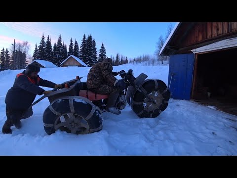 Видео: Самодельный трицикл на колёсах низкого давления