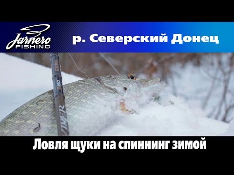 Видео: Ловля щуки на спиннинг зимой на р. Северский Донец
