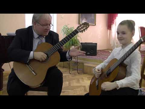 Видео: Гитарный мастер-класс Виктора Козлова - "Ноктюрн" (с Ольгой Здановской)