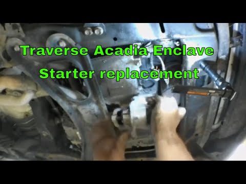 Видео: Замена стартера Chevy Traverse