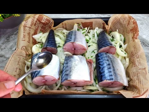 Видео: Точно вкуснее лосося, язык проглотить можно! Я всегда буду так готовить скумбрию, рецепт рыбы удивил