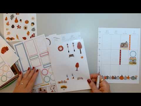 Видео: 27 октября – 2 ноября – Happy Planner Vertical – Plananything и Rong Rong Halloween