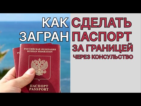 Видео: Получить заграничный паспорт РФ за границей через МИД Консульство РФ, Консульские услуги за рубежом