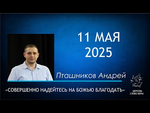 Видео: 11.05.2025  Совершенно надейтесь на Божью благодать.  Пташников Андрей