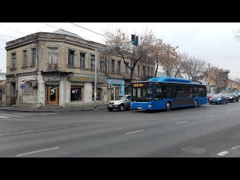Видео: 28.02.2022 Tbilisi. Варкетили - Вазисубани - гора Махата - улица Пиросмани