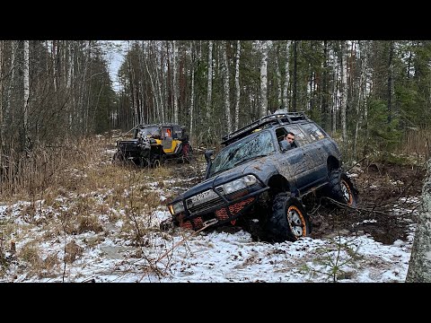 Видео: Выбираемся из леса, спим в машинах) самая крутая разведка