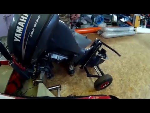 Видео: Тележка для лодочного мотора от ТЕРНИКС, Екатеринбург