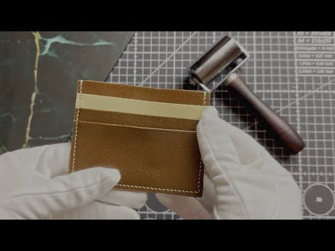 Видео: Cardholder (кардхолдер) ручной работы.