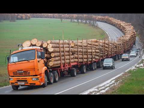 Видео: БЕЗУМНО ОПАСНЫЕ ГРУЗОПЕРЕВОЗКИ НЕВЕРОЯТНЫХ ГРУЗОВ