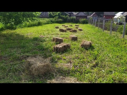 Видео: Ручной пресс для сена. Кошу, сушу, тюкую.