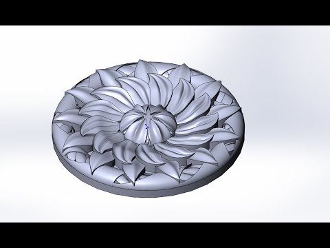Видео: Моделирование резной розетки в Solidworks