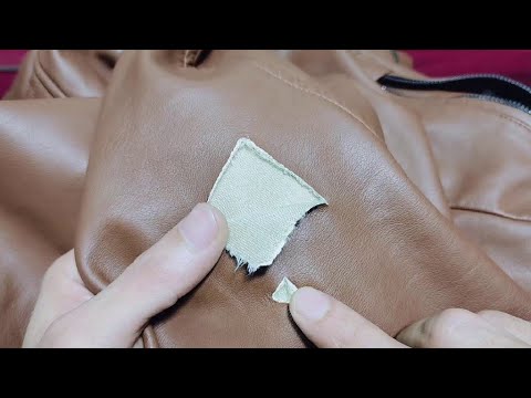 Видео: Как красиво отремонтировать куртку из искусственной кожи