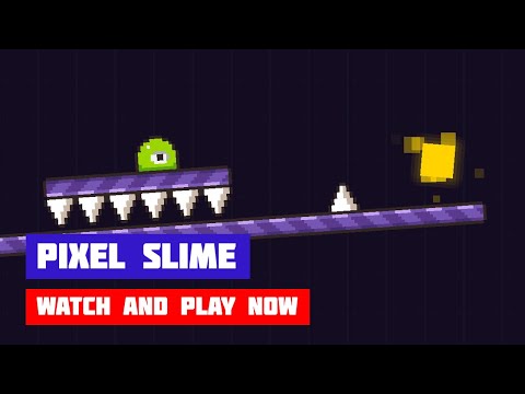 Видео: Пиксельный слайм (Pixel Slime) · Игра · Геймплей