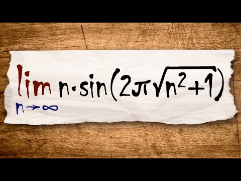 Видео: Не совсем типовой предел последовательности