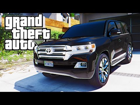 Видео: GTA 5 Mods - TOYOTA LAND CRUISER 200 по БЕЗДОРОЖЬЮ (Crash Test)