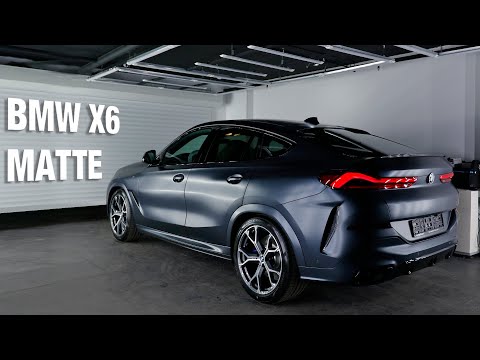 Видео: BMW X6 G06 Стайлинг и защита - Матовый полиуретан Suntek