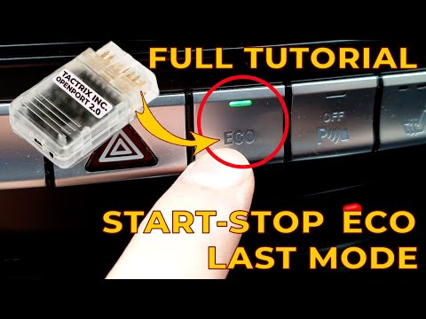 Видео: Подробная Кодировка Отключение ECO Start-Stop на Mercedes W212, W204, W207 / ECO Last Mode Режим
