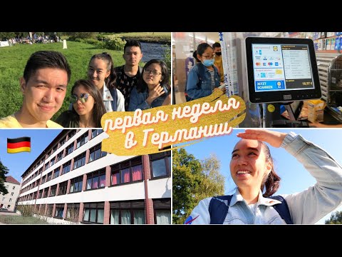 Видео: МОЯ ПЕРВАЯ НЕДЕЛЯ В ГЕРМАНИИ || Супермаркеты, Общежитие, Прогулка до Польши