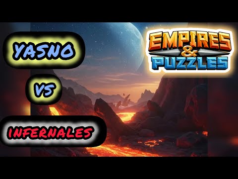 Видео: Вар. Ясно и точка vs infernales! Empires and puzzles. Режим - орда зомби.