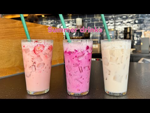 Видео: Освежающие летние напитки в Starbucks ☀️ | Вид от лица баристы в реальном времени в 4K