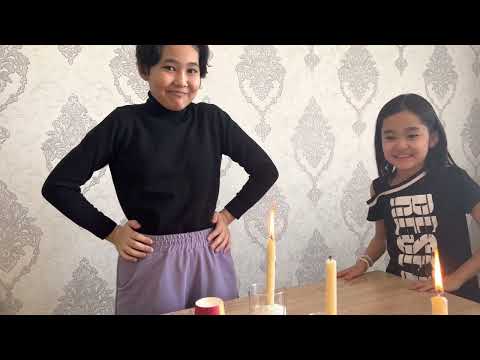 Видео: СВЕЧИ ҮРЛЕДІК🔥🔥😱🤣 #свечи #егіздер #челлендж