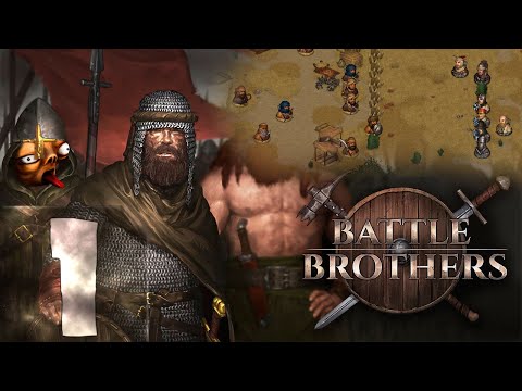 Видео: Battle Brothers | Первый раз | Эксперт | Прохождение #1 Варвары (Стрим на заказ)