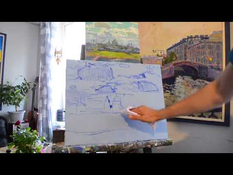 Видео: Мастер-класс "Весенний Суздаль". Часть 1