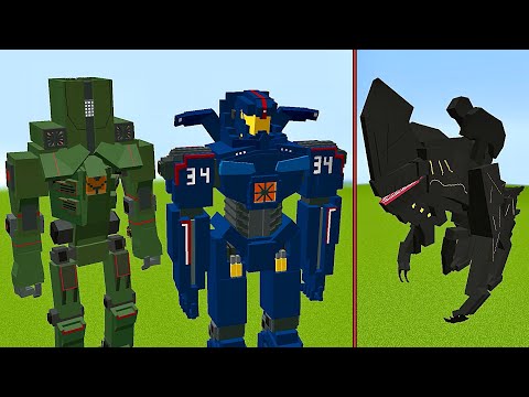 Видео: ТИХООКЕАНСКИЙ РУБЕЖ В МАЙНКРАФТ МОД Pacific Rim Minecraft