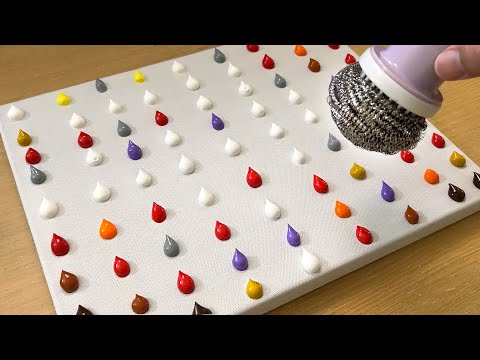 Видео: Покраска скребка для утюга / Как нарисовать лес / Легкое творческое искусство