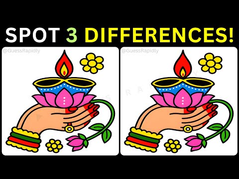 Видео: 🎭Головоломка «Три отличия»: 3 вещи не совпадают🔍【#380 Игра-головоломка «Найди 3 отличия»】