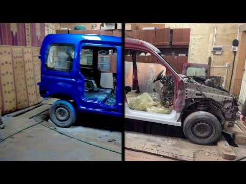 Видео: Обустройство Рено Кангу изнутри. Модернизируем сиденья