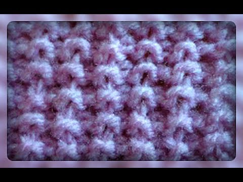 Видео: Узор "Песок", спицами