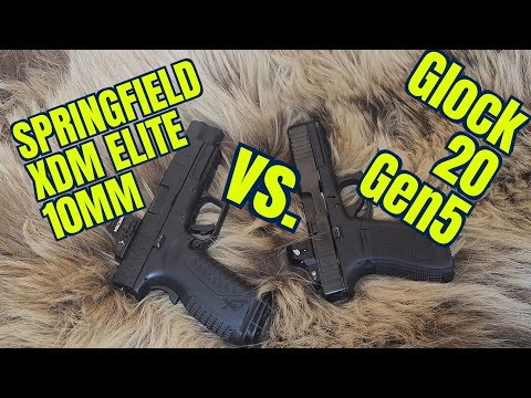 Видео: Glock 20 Gen5 против Springfield XDM Elite 4,5" 10 мм