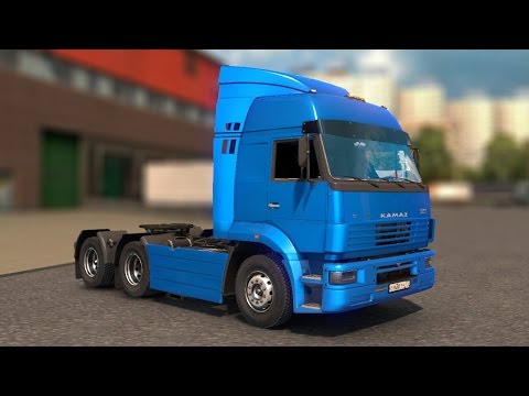Видео: Будни дальнобойщика в ETS 2 - Современный КАМАЗ! [Москва - Валдай, КАМАЗ-6460-73]