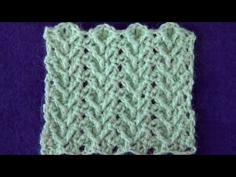 Видео: Узор Косички из рельефных столбиков