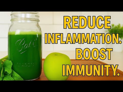 Видео: Противовоспалительный сок | Ежедневный детокс-напиток для похудения и укрепления иммунитета