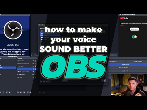 Видео: Как улучшить звучание голоса в OBS — Shure SM7b