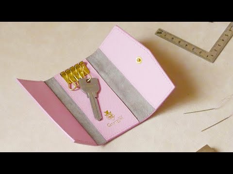 Видео: 【Кожаное ремесло】Ключница/Key holder из кожи