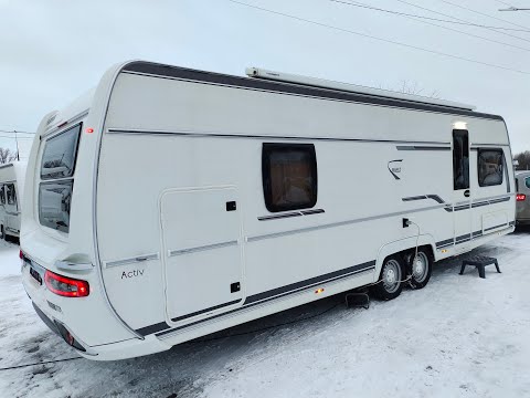 Видео: Новый зимний автодом, двуосный-караван FENDT 720 SKDW на 6 мест в максимальной комплектации