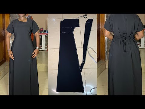 Видео: Как легко выкроить и сшить простую внутреннюю рубашку для кимоно или абайи | Для начинающих